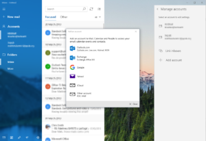 Setting up an email address on a new computer
