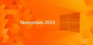 WIndows 10 November 2019